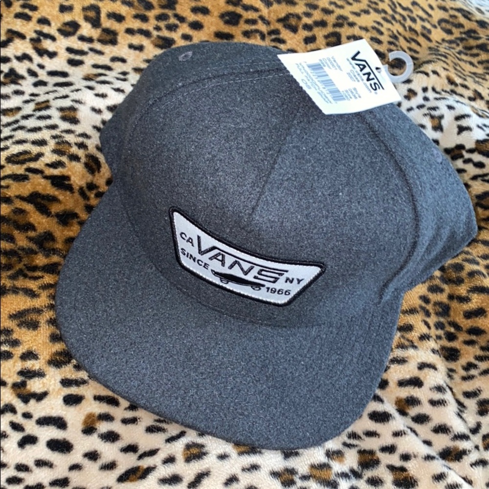 Vans grey baseball patch hat adjustable